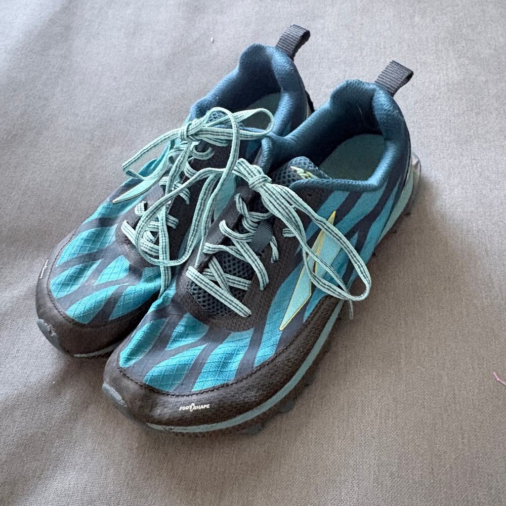Altra Superior 3.0 trail running shoes blue/ black Womens 7.5 Zero Drop